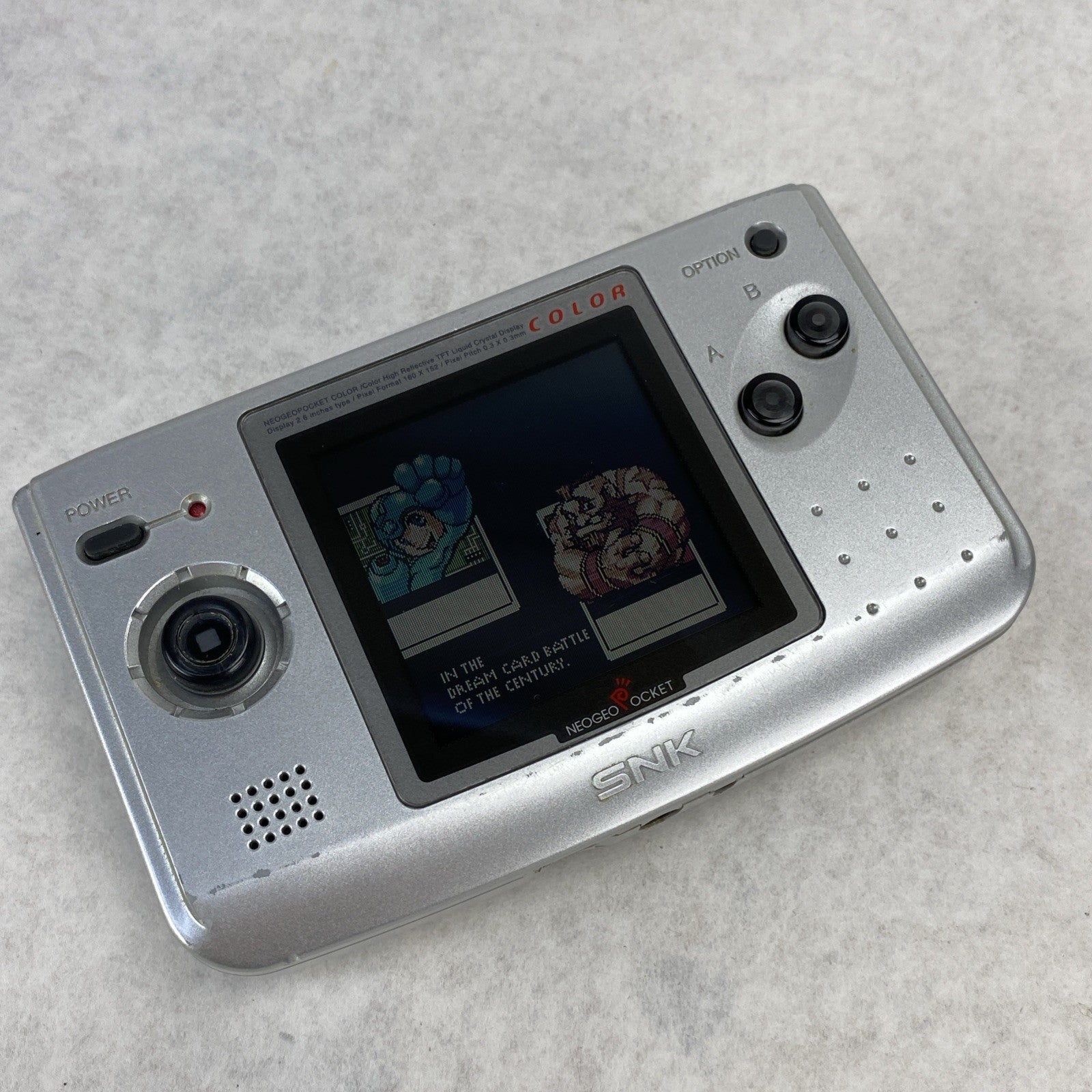 SNK Neo Geo Pocket Color Console With Card Fighters Flash Game - Tested11