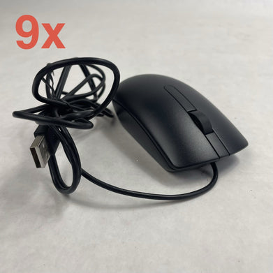Dell MS11611 Optical Mouse Lot of 9