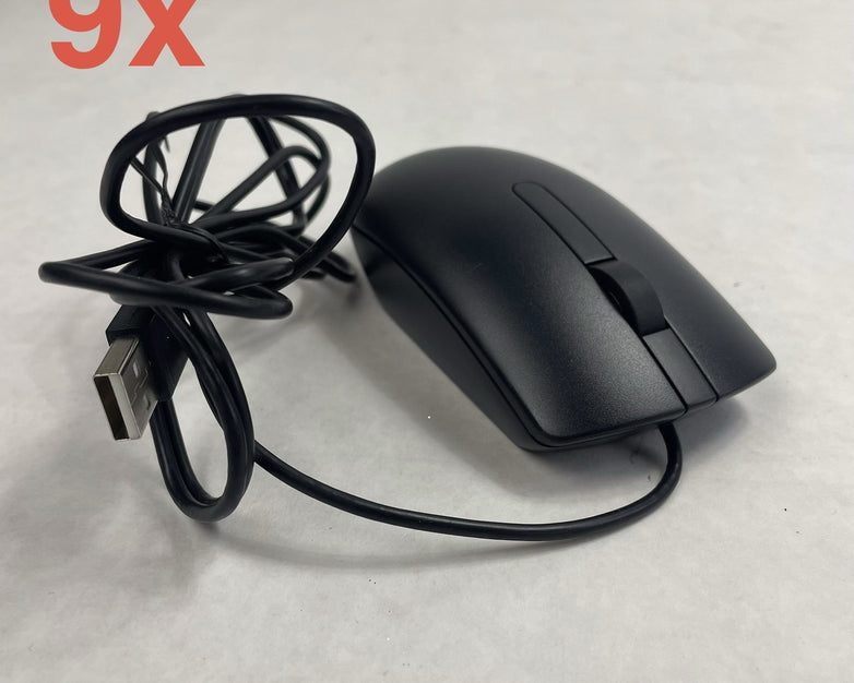 Dell MS11611 Optical Mouse Lot of 9