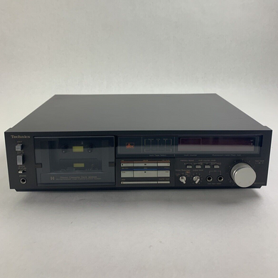 Technics M255X Single Cassette Stereo Deck Bad Control Panel For Parts & Repair