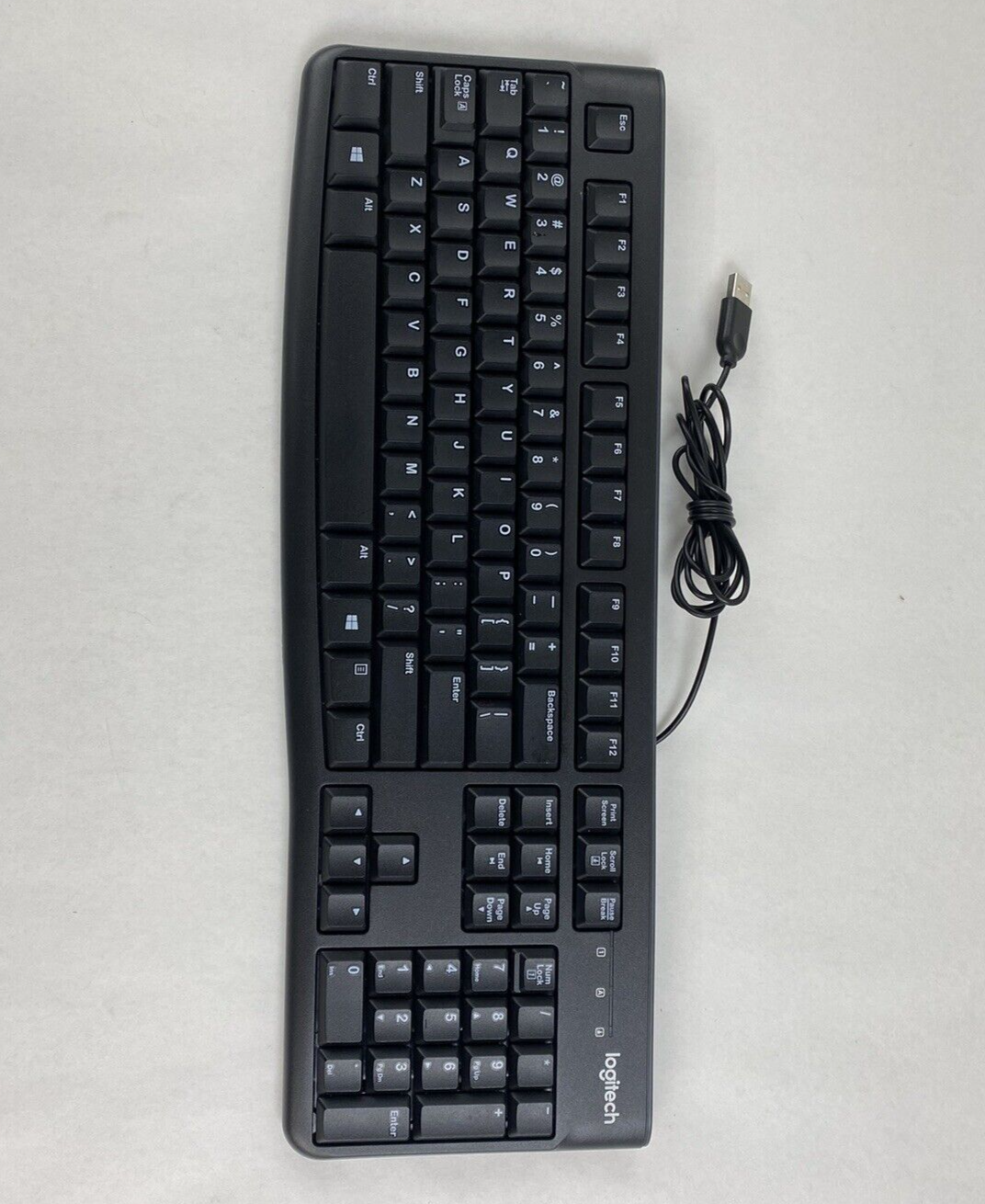 Lot of 3 Logitech K120 YU0036 USB Keyboard Tested