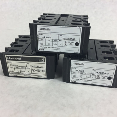 EATON 4 Pole 766A030G03 (Lot of 3)