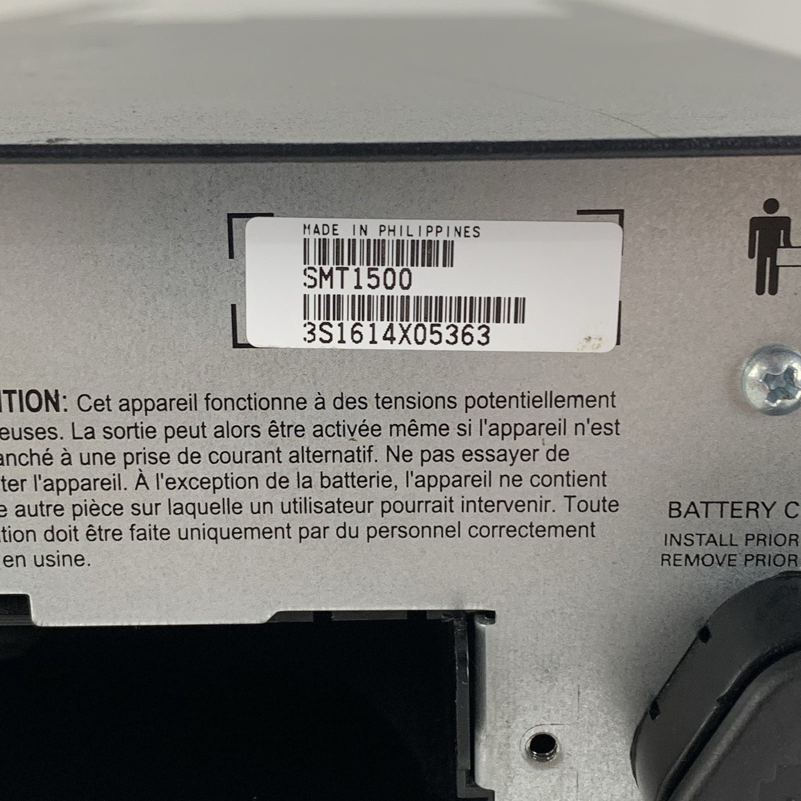 APC SMT1500 1500 120V 8 Outlet Battery Backup Power Supply Tested No Batteries4