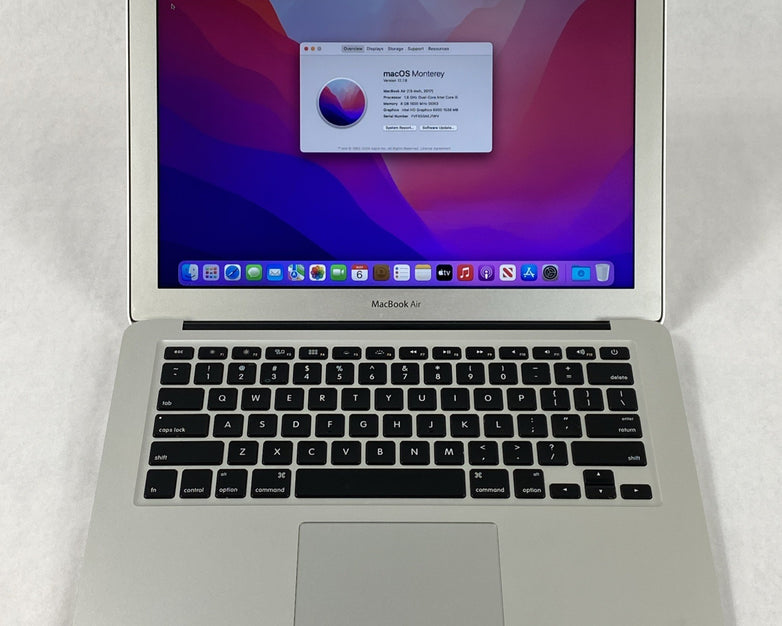 Apple MacBook Air A1466 2017 13" 1.8 GHz i5 8 GB RAM 500GB SSD os12.7.6