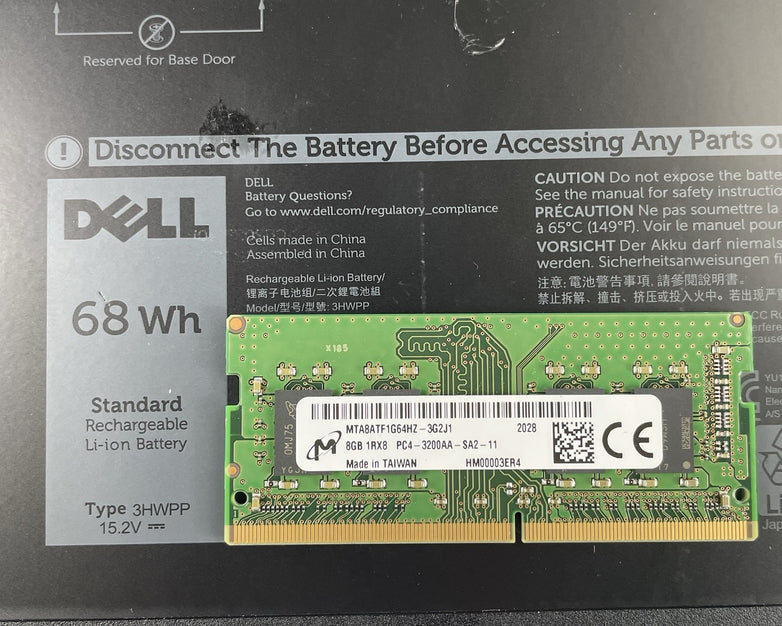 Dell Latitude 5510 15.6" i5-10210U 1.60 GHz 8 GB RAM No SSD/OS/AC - READ