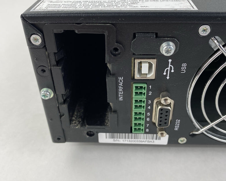 Vertiv Liebert GXT4-1500RT120 Battery Backups Tested - No Batteries Network Card