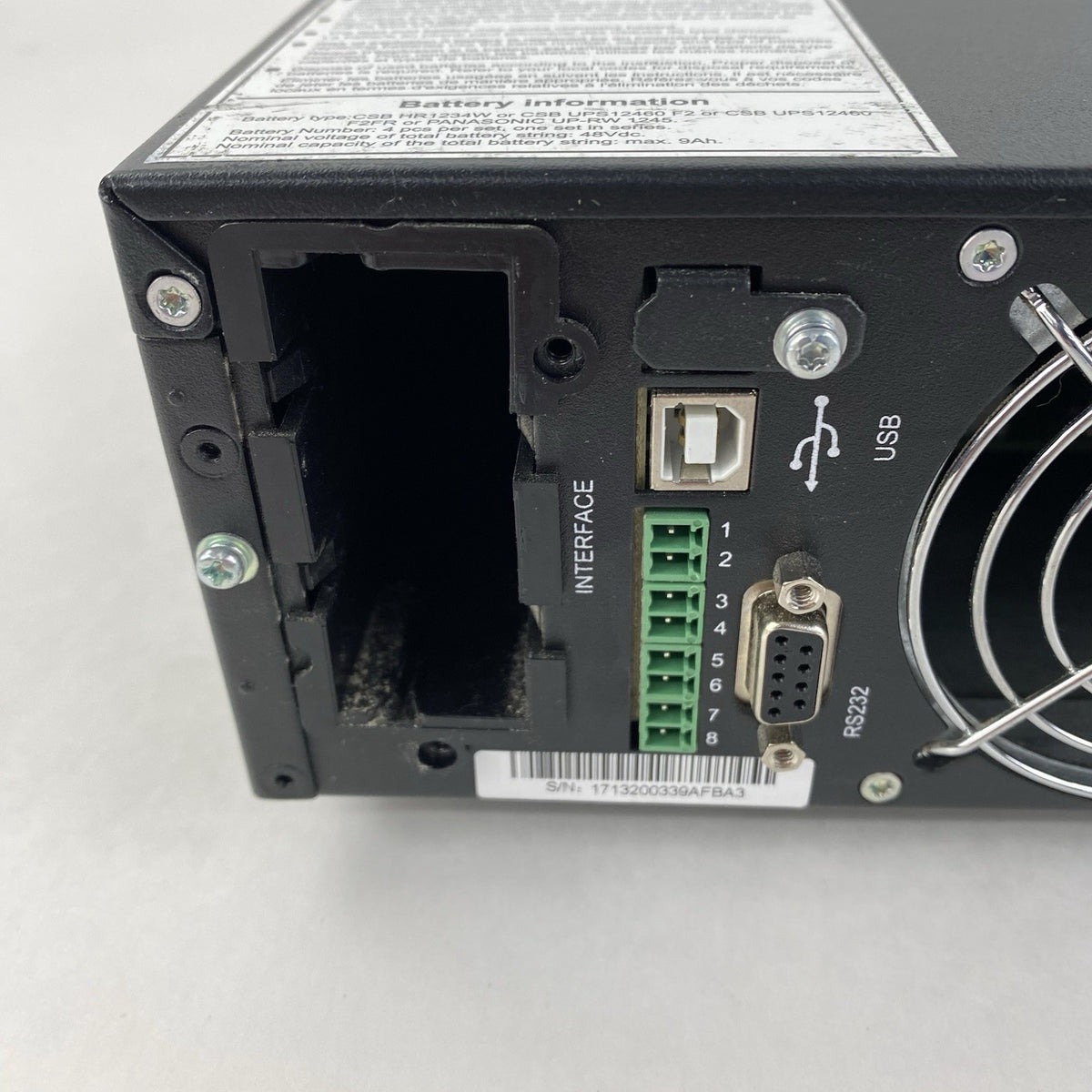 Vertiv Liebert GXT4-1500RT120 Battery Backups Tested - No Batteries Network Card9