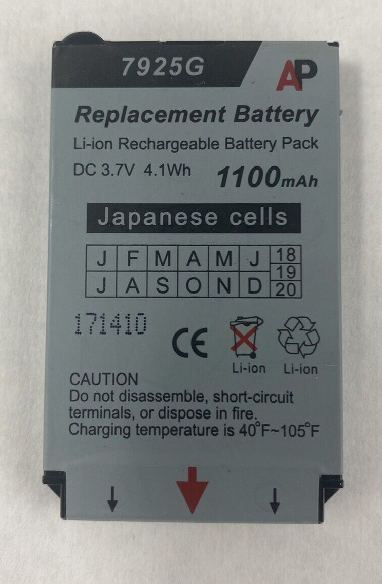 Lot of 6 Cisco Replacement Battery 7925G 3.7V 4.1Wh 1100 mAh Untested