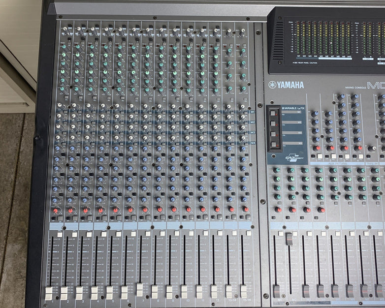 Yamaha Mixing Console MC24/12 XZ01 Tested w/ 2 Bad Lanes Parts and Repair
