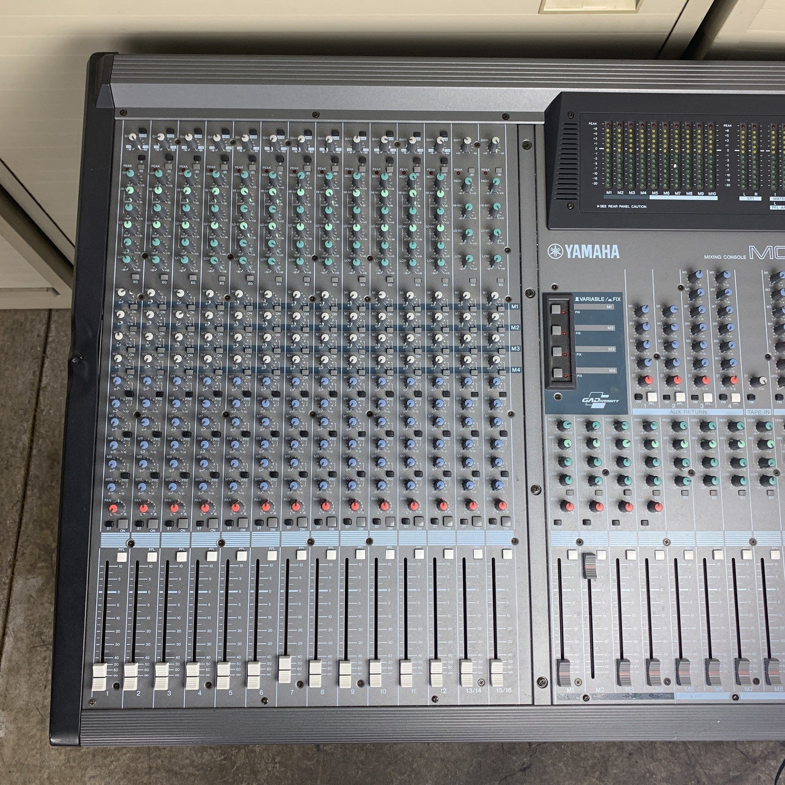 Yamaha Mixing Console MC24/12 XZ01 Tested w/ 2 Bad Lanes Parts and Repair