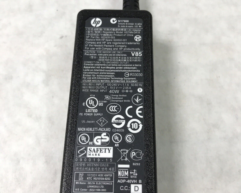 HP 622435-003 Laptop Charger HSTNN-DA18 60Hz 19.5V 2.05A 624502-001 (Lot of 3)