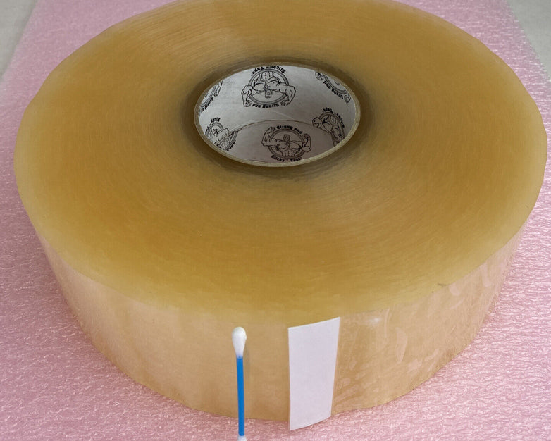 4 rolls Strong and Sticky 3191000 1.9 mil clear acrylic tape 3" x 1000 yd