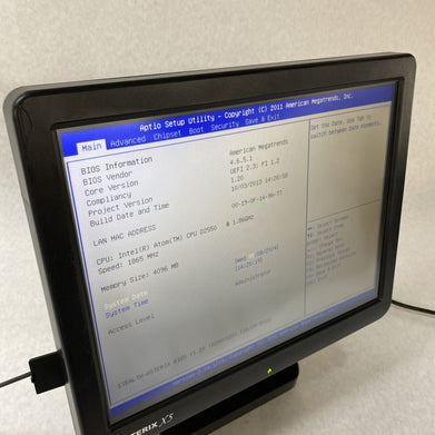 PioneerPOS AsterixTouch-X5 15" AIO Intel Atom D2250 1.86GHz 4GB RAM No HDD
