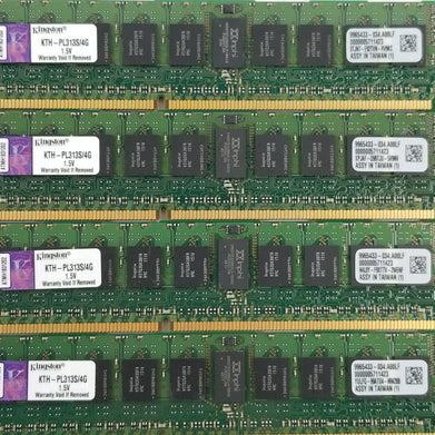 64GB Kit (16x 4GB) Kingston PL313S/4G PC3-10600R Server Memeory RAM