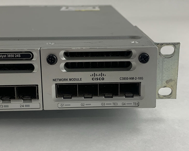Cisco WS-C3850-24S-S Catalyst SFP Switch 3850 24 Port Tested w/ C3850-NM-2-10G