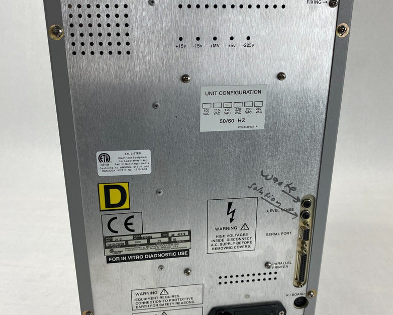 Beckman Coulter Z1 Coulter Particle Counter 6605698 W/ Controller