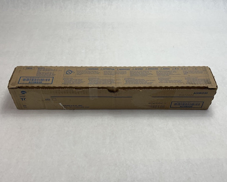 Konica Minolta TN322 A33K030 Black Toner Cartridge - Open Box