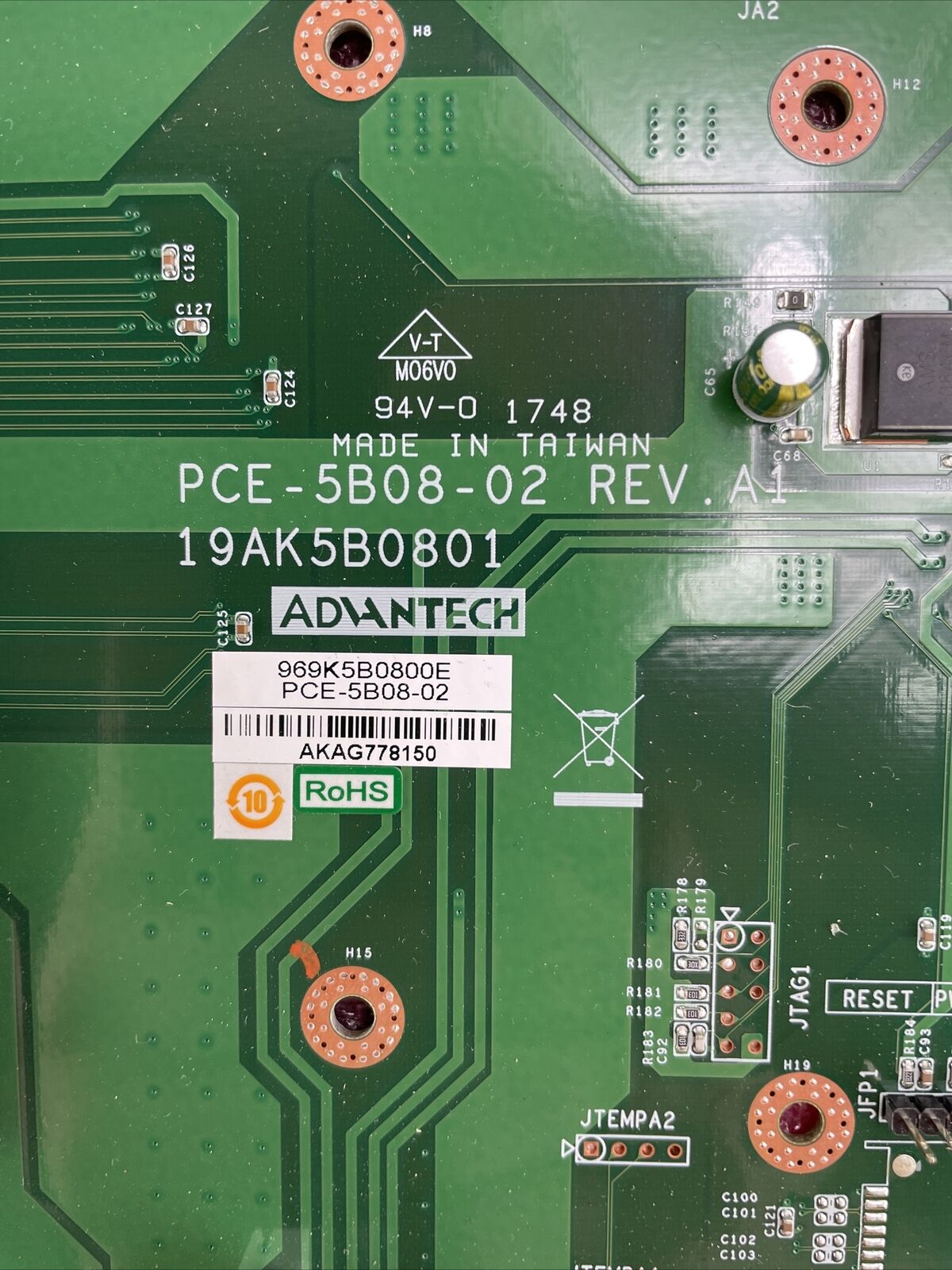 Advantech PCE-5B08-02 Rev A1 Interface Board