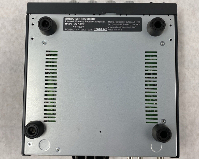 Audio Enhancement CAE-20W Infrared Wireless Receiver Amplifier Achiever - Tested