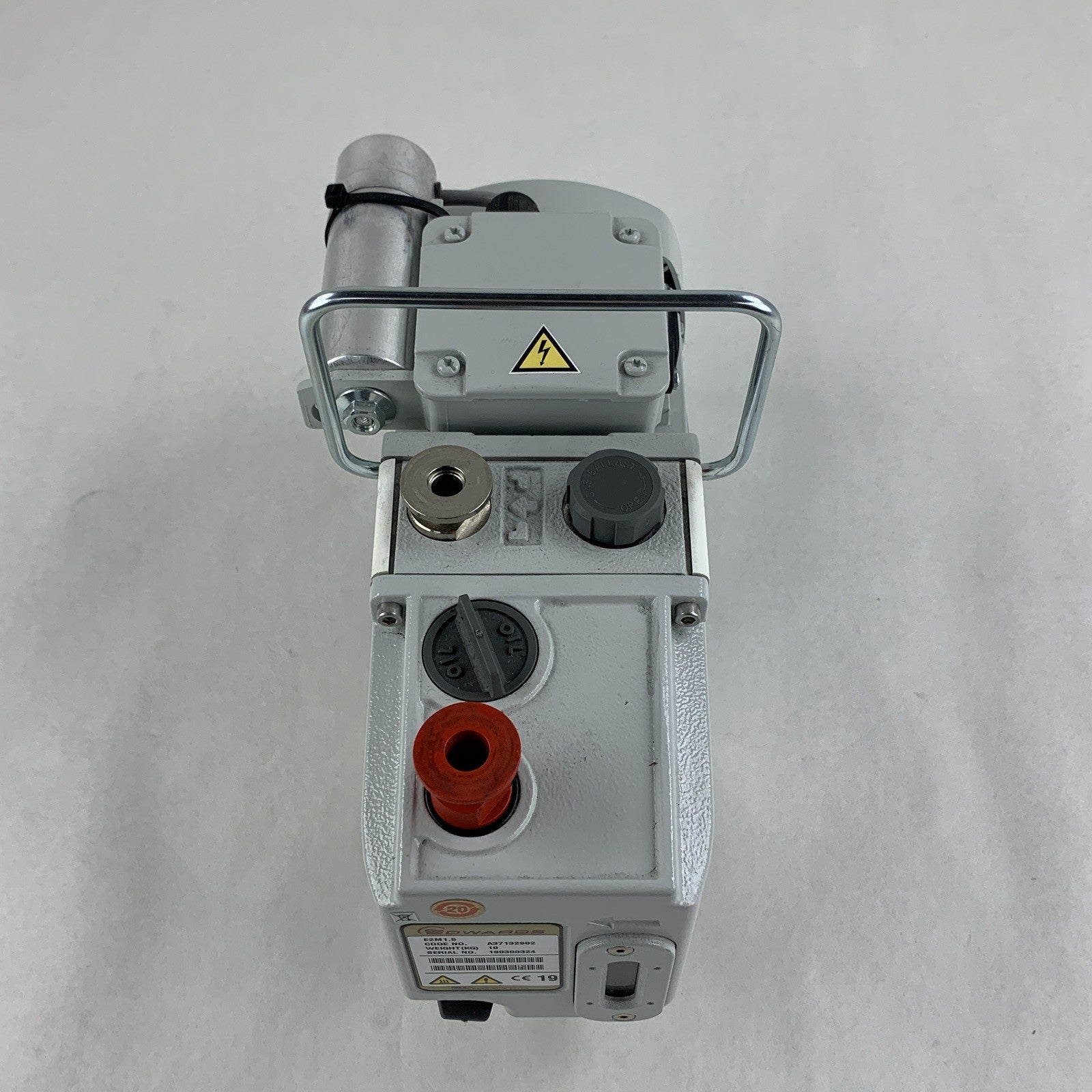 Edwards Model E2M1.5 Vacuum Pump Parts and Repair Oil Drained