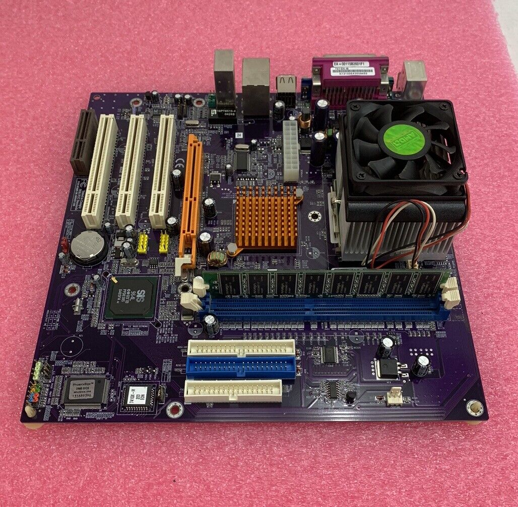 SIS-741 Motherboard AMD Sempron 1GHz 512MB RAM w/Shield