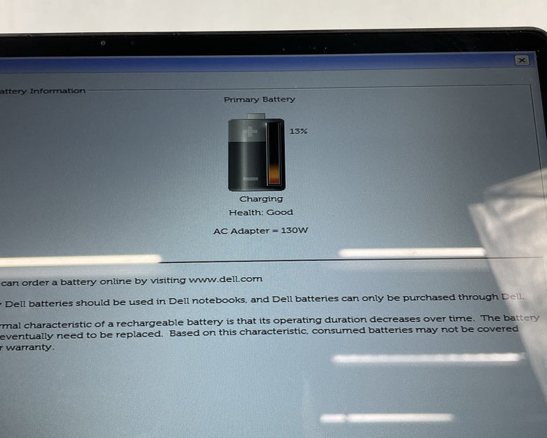 Dell Inpiron 7386 13.3" Touch i58265U 1.60 GHz 8 GB RAN No SSD No OS No AC