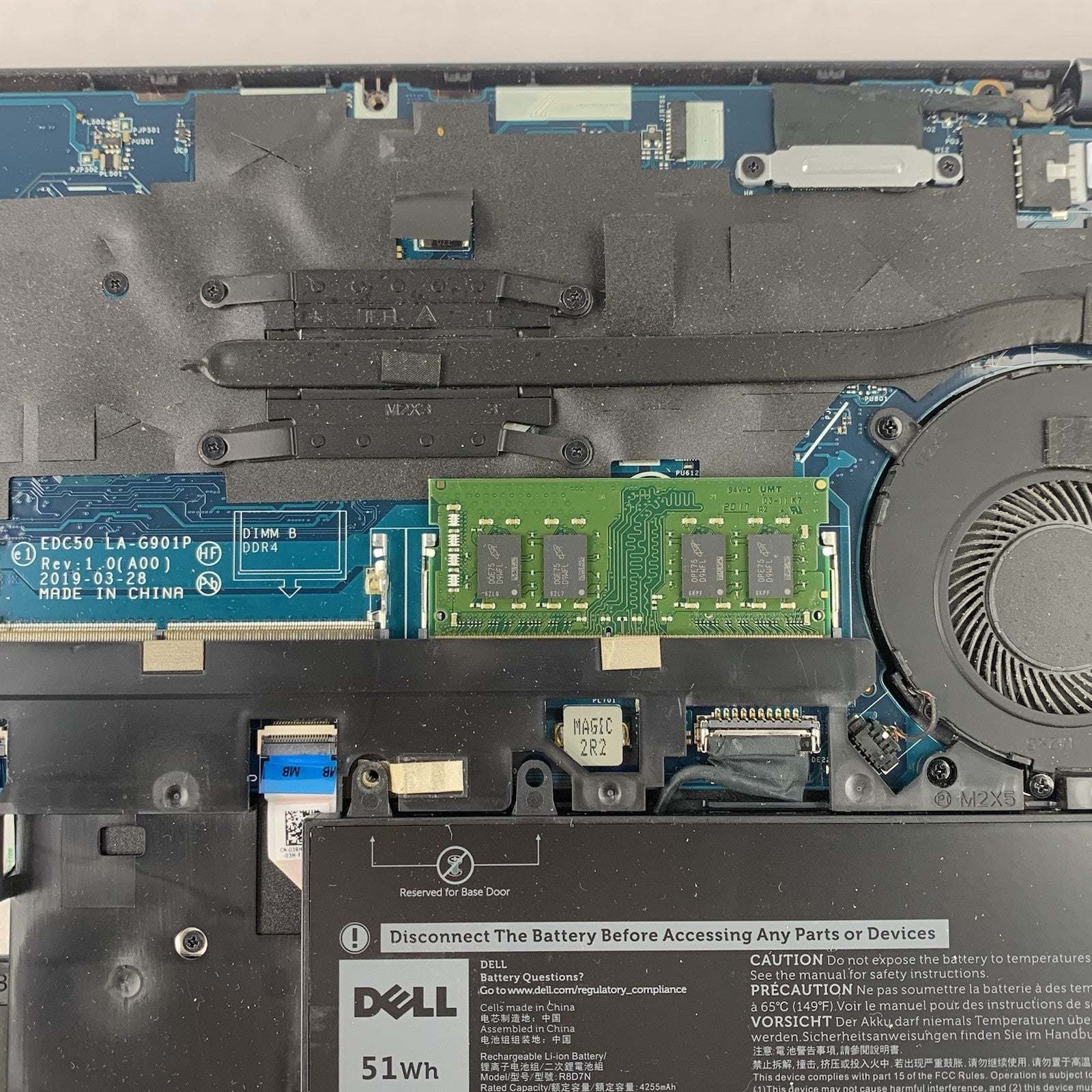 Dell Latitude 5500 15.6" Laptop i5-8365U 1.6 GHz 8 GB RAM No OS/SSD/AC16