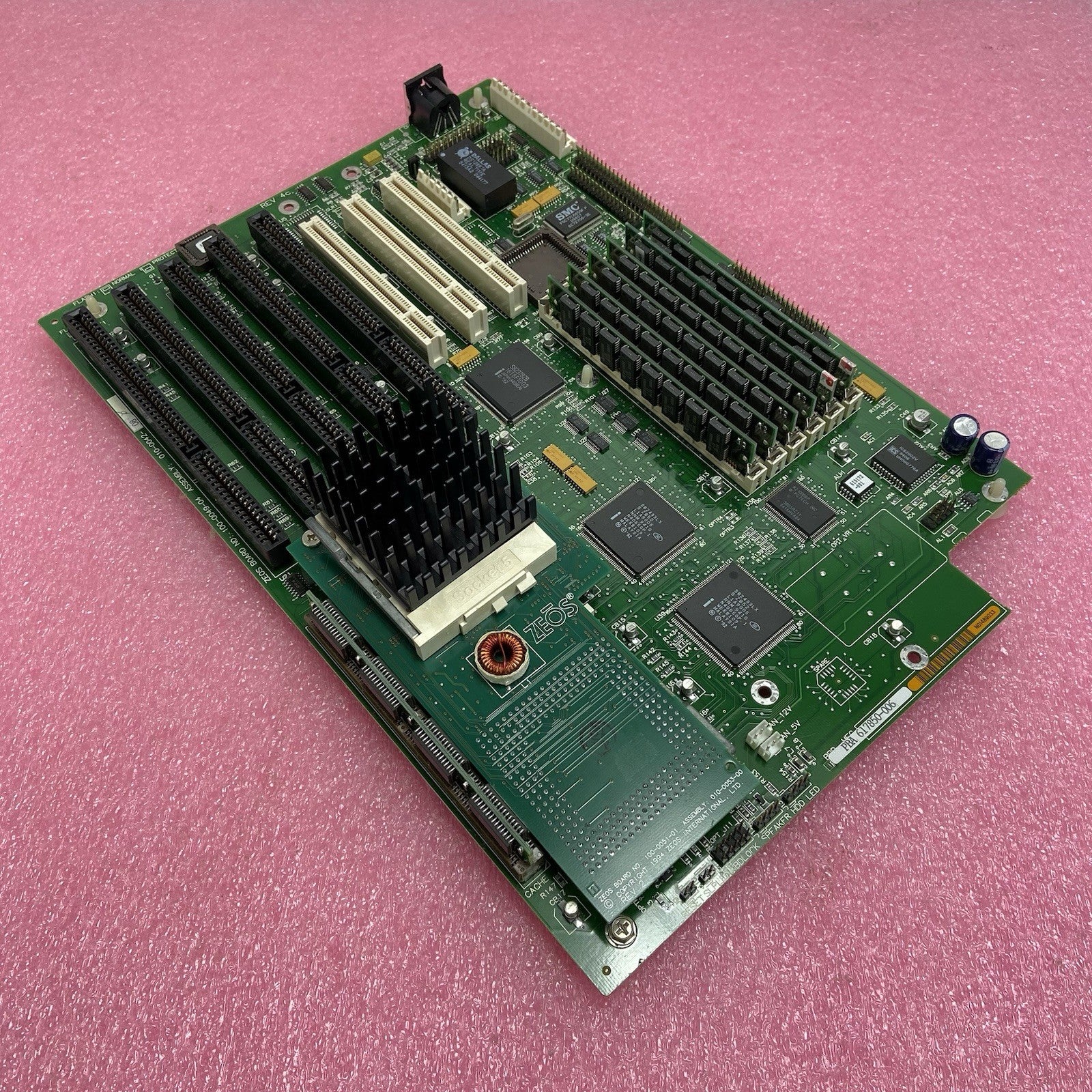 Vintage Zeos Pantera PBA 617850-006 Motherboard Pentium 90MHz 47MB RAM 5X ISA0