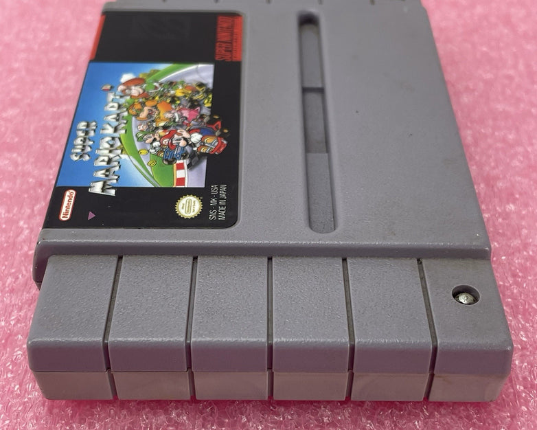 Nintendo Super Mario Kart SNES Game Cartridge NTSC Untested
