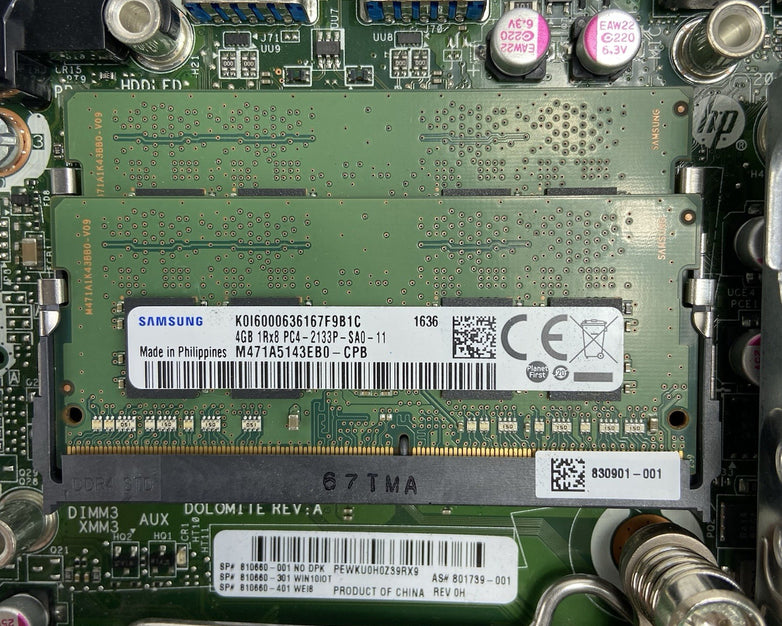 HP EliteDesk 800 G2 MFF Intel Core i5-6500T 2.5GHz 8GB RAM No AC/HDD/OS