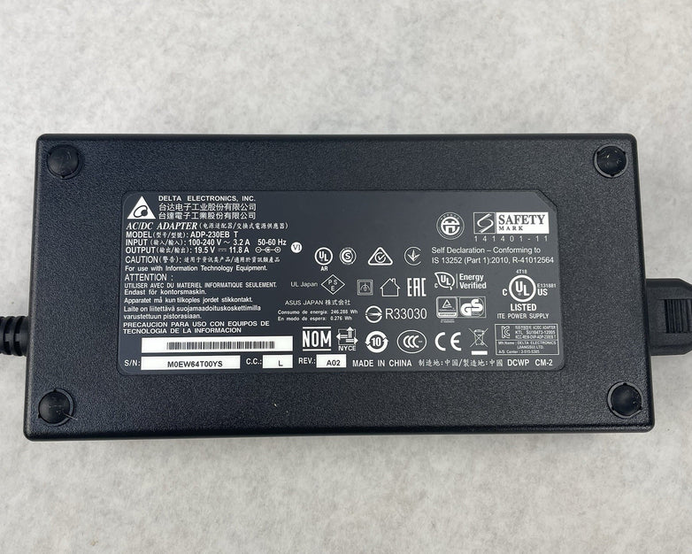 Delta 230W AC Adapter Charger 5.5mm MSI GT72 GT72S GT72VR ADP-230EB T 5.5mm