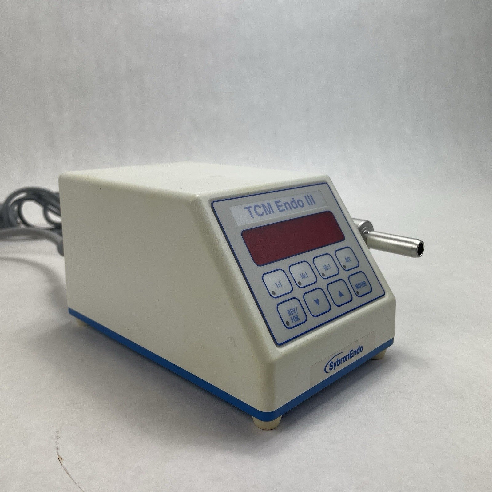 SybronEndo TCM Endo III Endodontic Motor with Handpiece No Pedal Power Tested