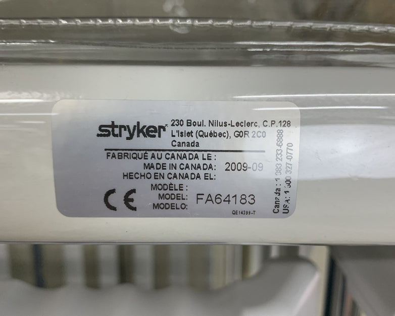 Stryker Cub FL19H Pediatric Crib with Mattress and FA64183 Retractable Top