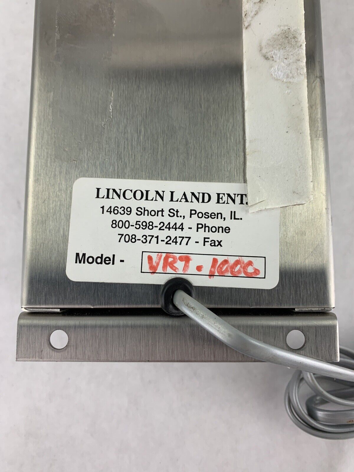 Lincolnland VRT-1000 Surface Mounted Push Button Phone Untested