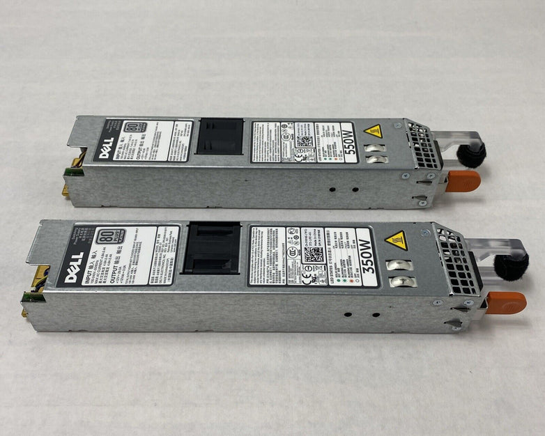 Lot of 2 Dell Y8Y65 350W 80 Plus Platinum D35OE-S1 Server Power Supply