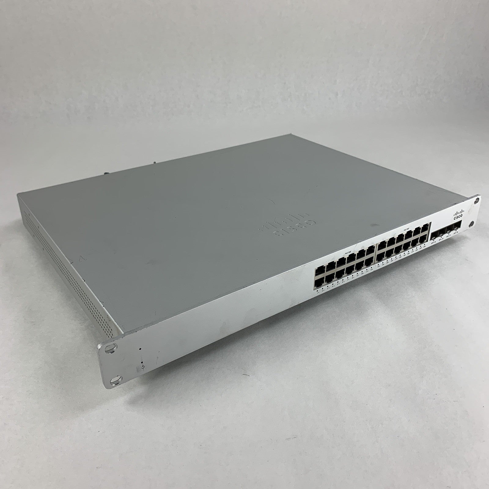 Cisco Meraki MS250-24P-HW Network Managed Switch Unclaimed Tested Reset