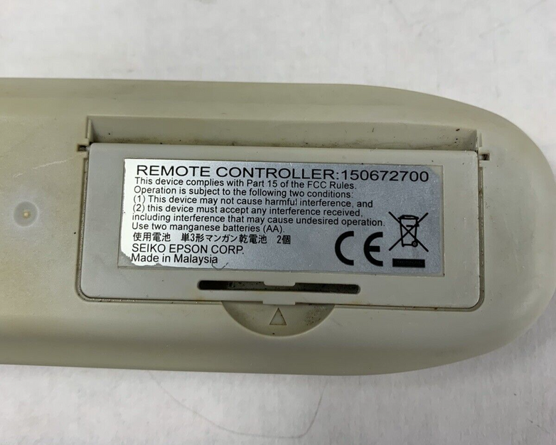 Lot of 2 Epson Remote Controller 150672700