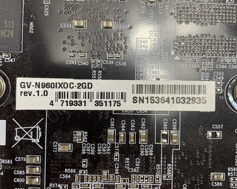 Nvidia Gigabyte G-N960IXOC-2GD Video Graphics Card
