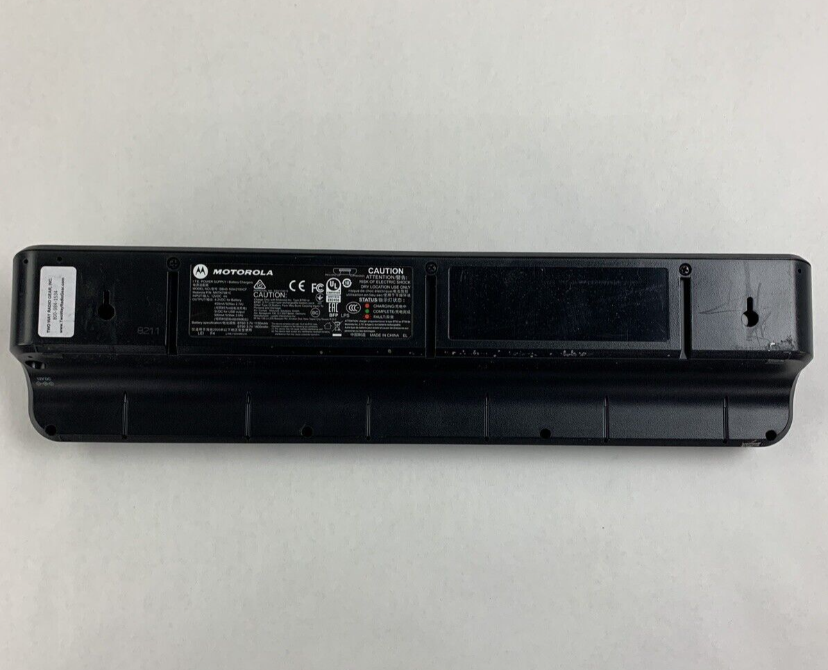 Motorola DB40-16042100CF Charging Station W/ Motorola NU50-9120400-I3 Power Cord