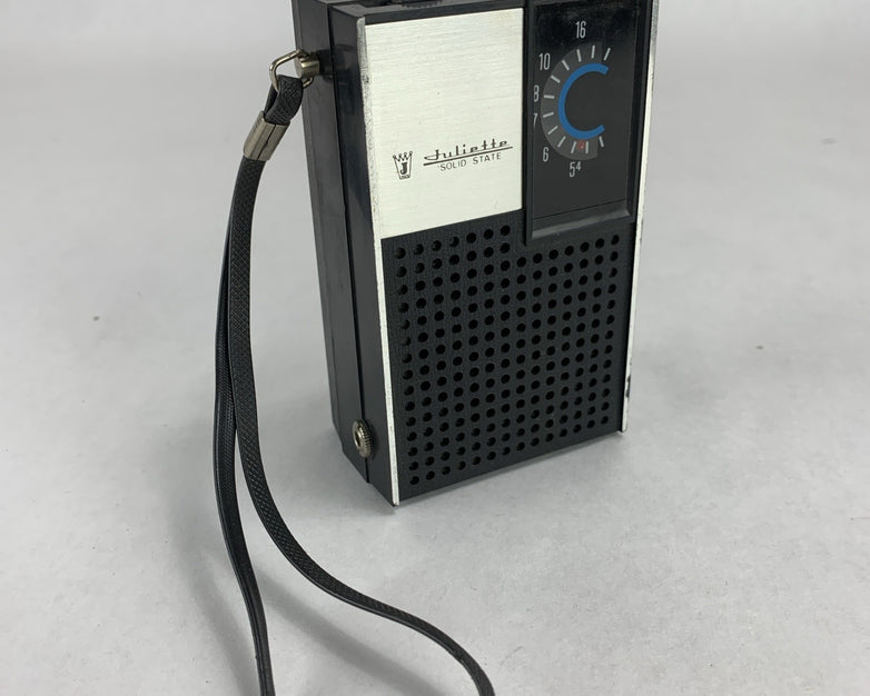 Vintage Juliette Solid State AM Pocket Transistor Radio APR-256F - Tested