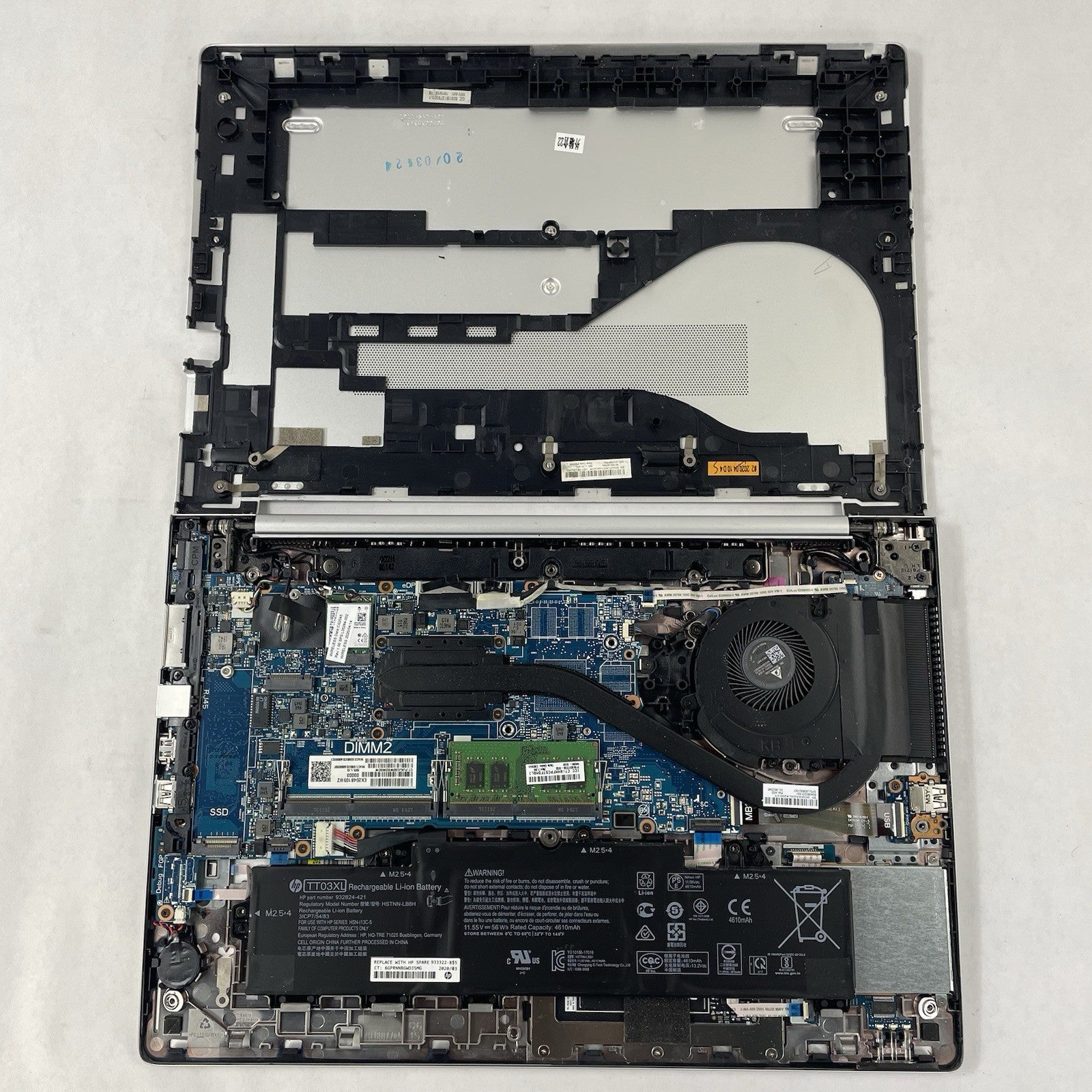 HP EliteBook 850 G6 15.6" i5-8365U 1.60 GHz 8 GB RAM No SSD/OS/AC - Bad M.2 Slot15