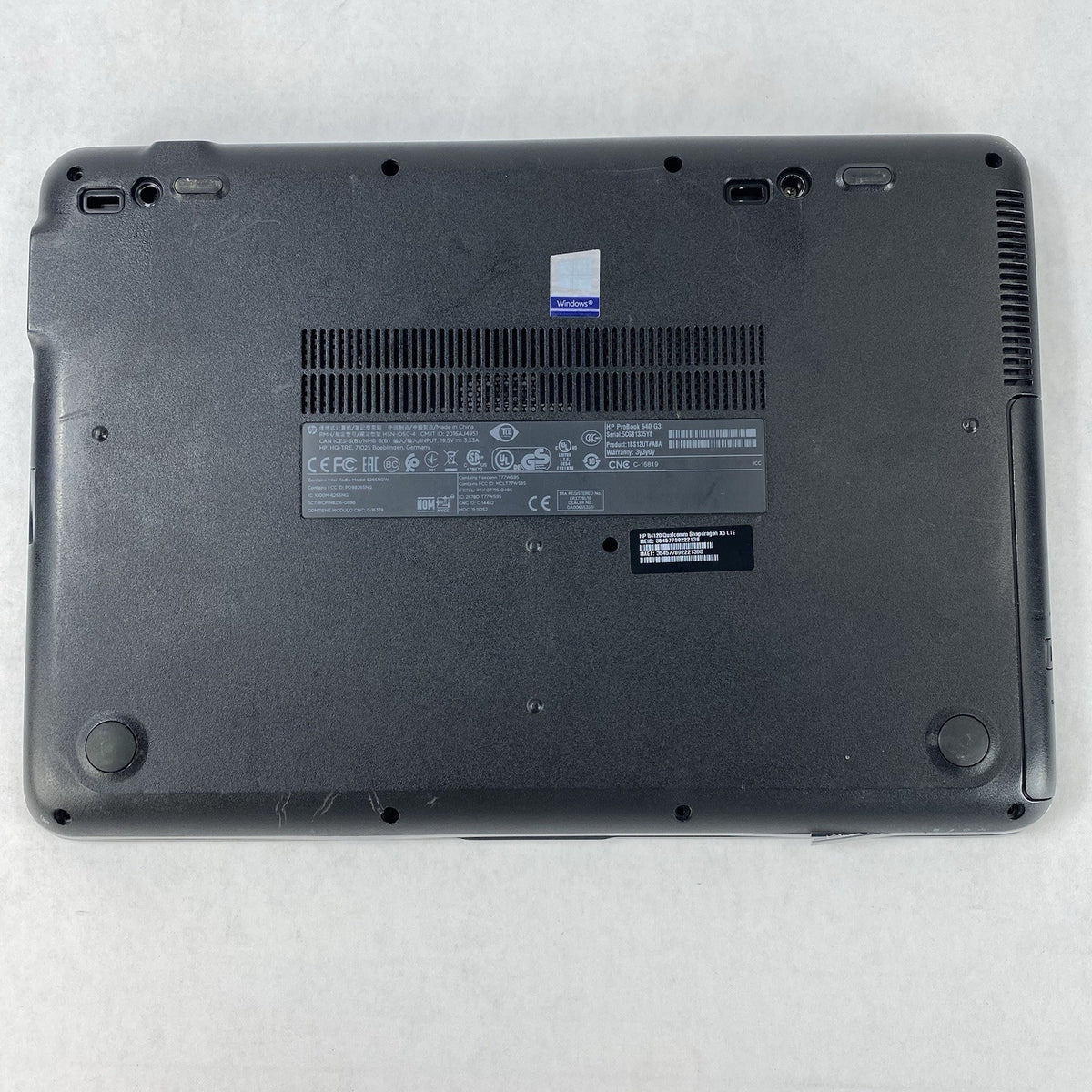 HP ProBook 640 G3 14" i5-7200U 2.5GHz 8GB RAM SSD/OS/AC/Batt - READ8