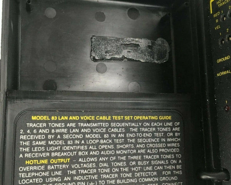 International Data Sciences The Lineman Model 83 Lan Voice Cable Test Set