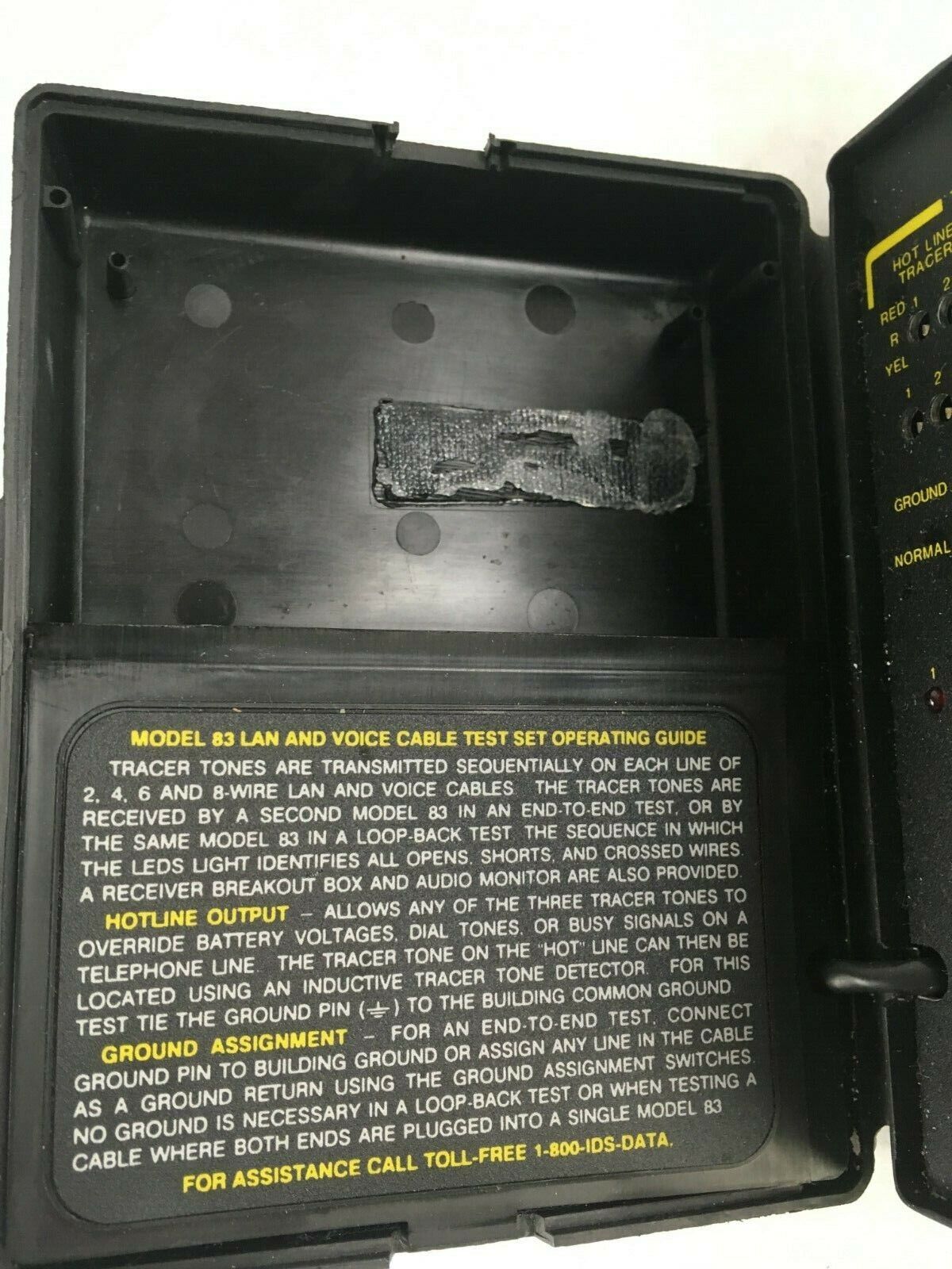 International Data Sciences The Lineman Model 83 Lan Voice Cable Test Set