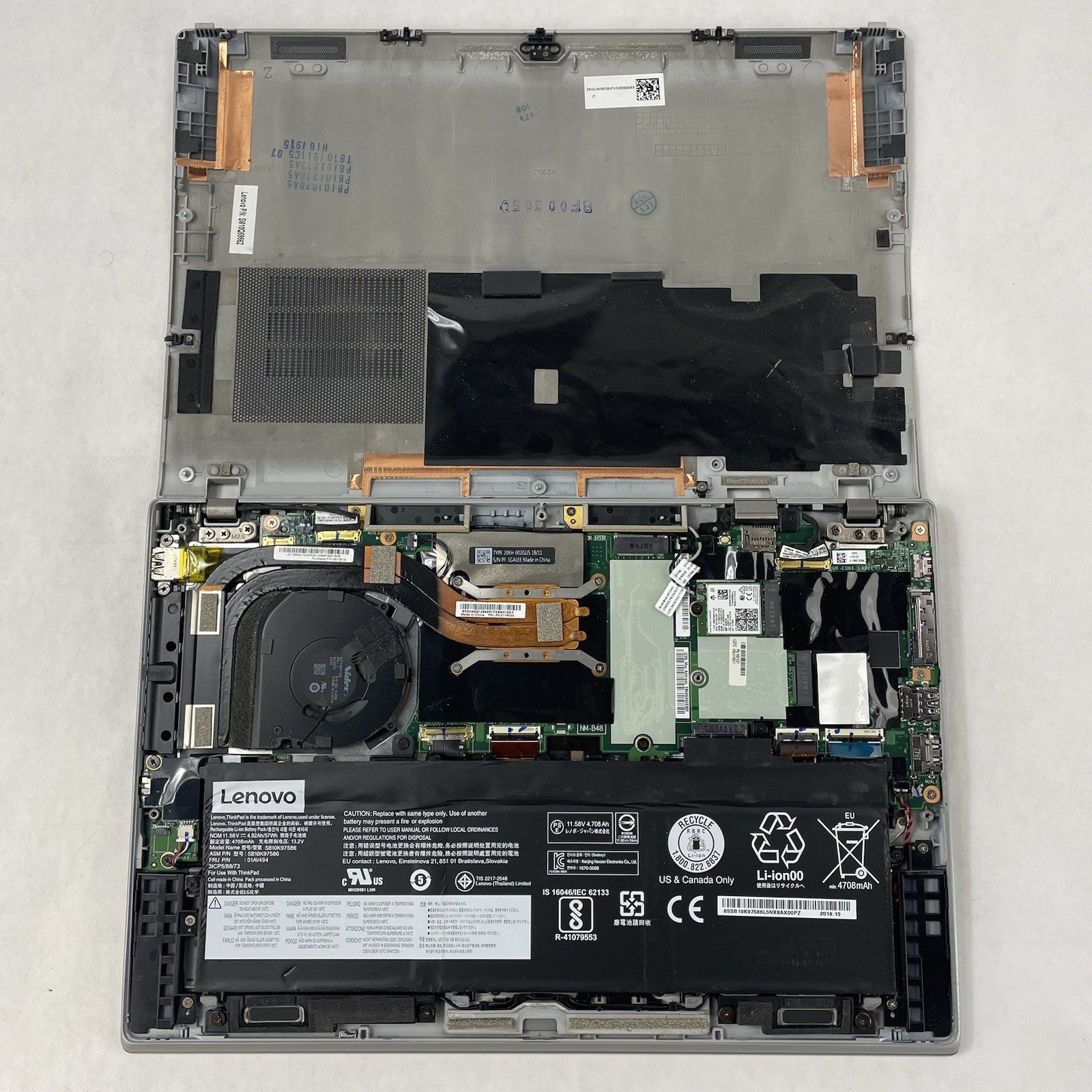 Lenovo ThinkPad X1 Carbon G6 14" i7-8650U 1.90 GHz 16 GB RAM No SSD/OS/AC15