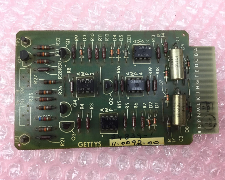 Gettys Module No. 11-0092-00 Circuit Board