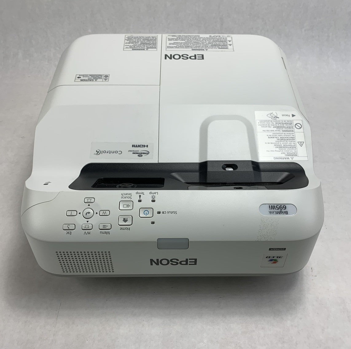 Epson PowerLite 695Wi H740A LCD Lamp Projector 564 Lamp Hours - No Remote3