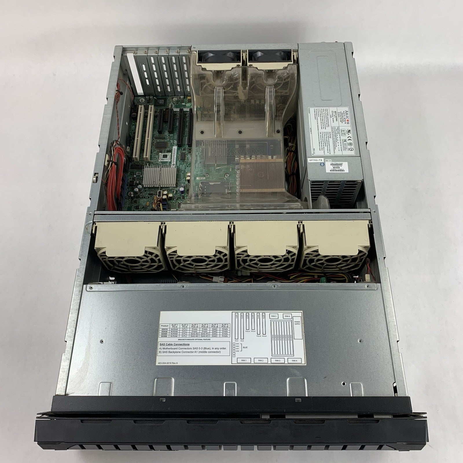 Data Domain DD510 S5000PSL Array 1x Intel Xeon 5110 1.6GHz 4GB RAM No OS/HDD8
