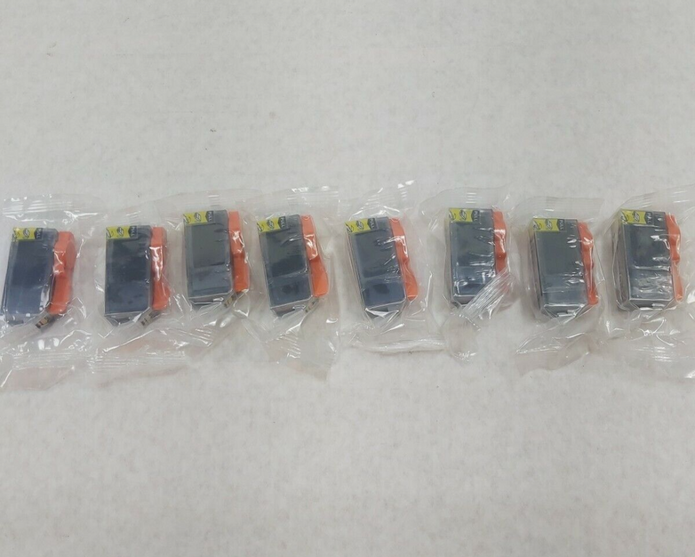 Generic Canon PGI-225BK Black MG6120 Ink (Lot of 8)