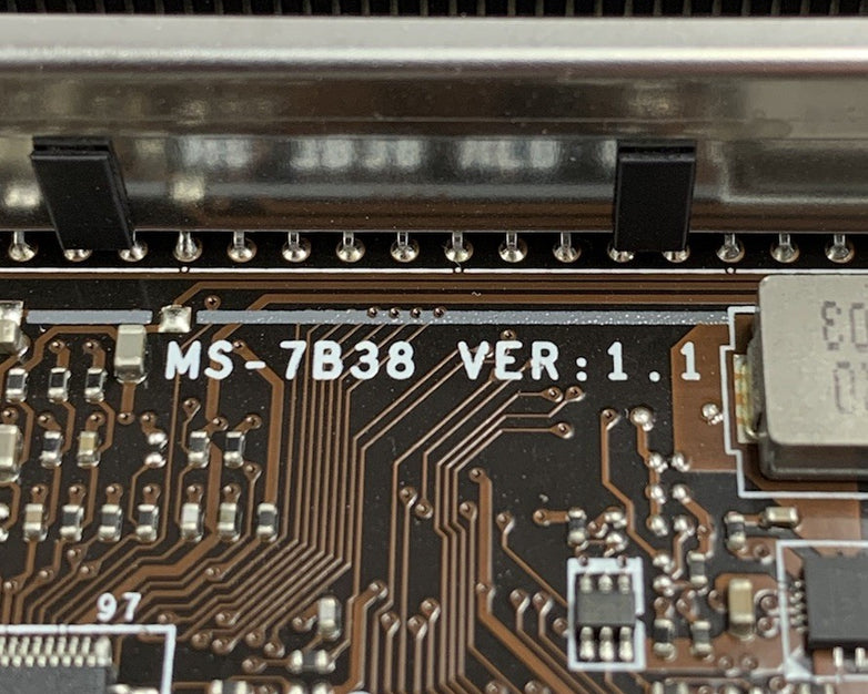 MSI MS-7B38 Ver: 1.1 Motherboard Ryzen 3 2200G 3.5GHz 8GB RAM w/ Shield